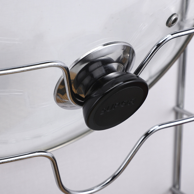 Multi-funcional cubierta de la olla estante de almacenamiento de hierro estante de la cocina hogar montado en la pared drenando tabla de cortar estante de almacenamiento de la tabla de cortar