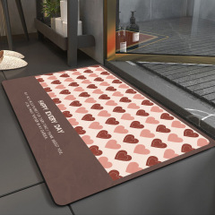 現代簡約硅藻泥地墊衛生間門口吸水速干門墊家用耐磨浴室防滑墊