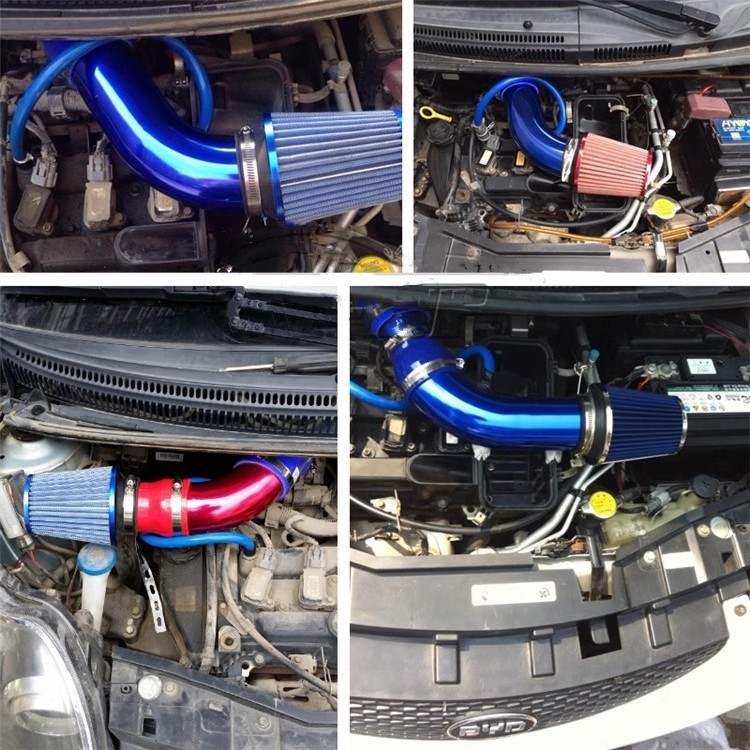 Car Modification High-Flow Mushroom Head Air Filter 60/65/70/76/90/101mm Universal Mushroom Head