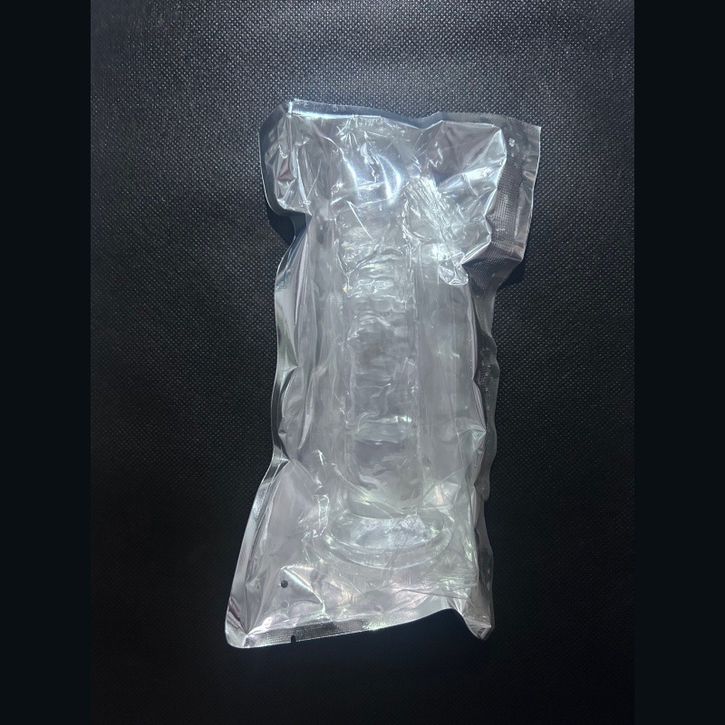 Transparent TPE Dildo with Suction Cup, Soft Flexible Shaft for Women — detail image 4