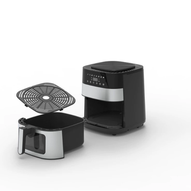 8‑л итровый аэрофритюр (air fryer) с сенсорным экраном, 1800/1500 Вт, многофункциональный