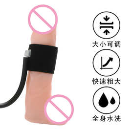 男用充气锁精环延时环膨胀锁精充气肛塞马眼成人情趣用品一件代发