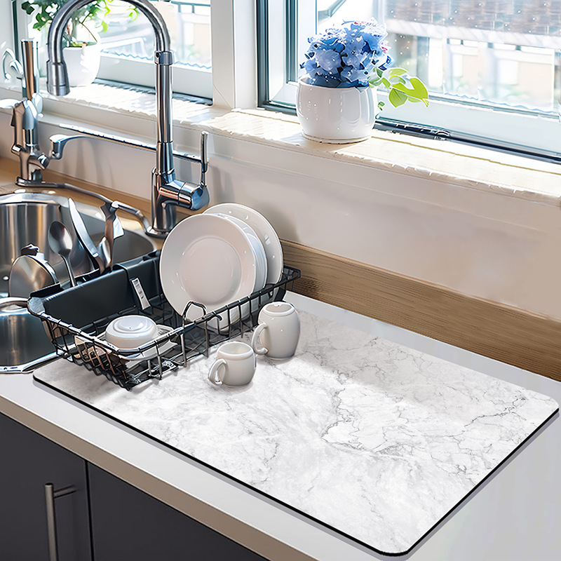 Bar de bar, almohadilla de absorción de barro, almohadilla de mesa, almohadilla de taza, almohadilla de drenaje de cocina, almohadilla de lavabo libre, almohadilla de aislamiento térmico para utensilios de cocina