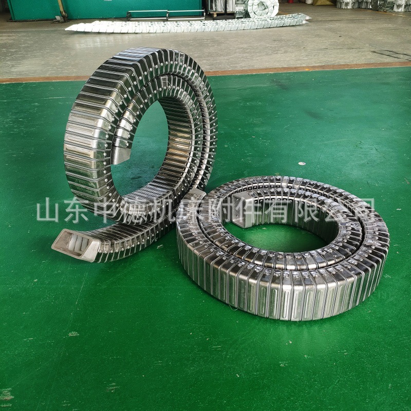 机床导管保护套DGT型导管防护套全封闭坦克链线槽 金属线缆保护套