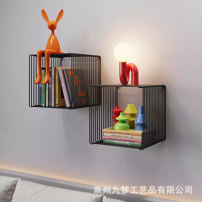 金属のサイドのいくつかの線の物置棚のベッドの頭の棚は本棚の床の壁掛けのソファーのサイドキャビネットの小さいテーブルの小さいお茶のテーブルを収納します。