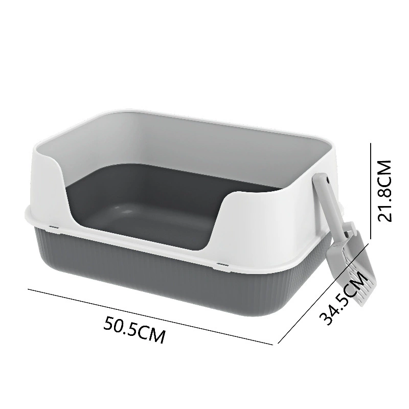 Негабаритный полузакрытый высокий забор кошачий Туалет брызгозащищенный дезодорант кошачьи принадлежности для домашних животных прямые продажи с фабрики