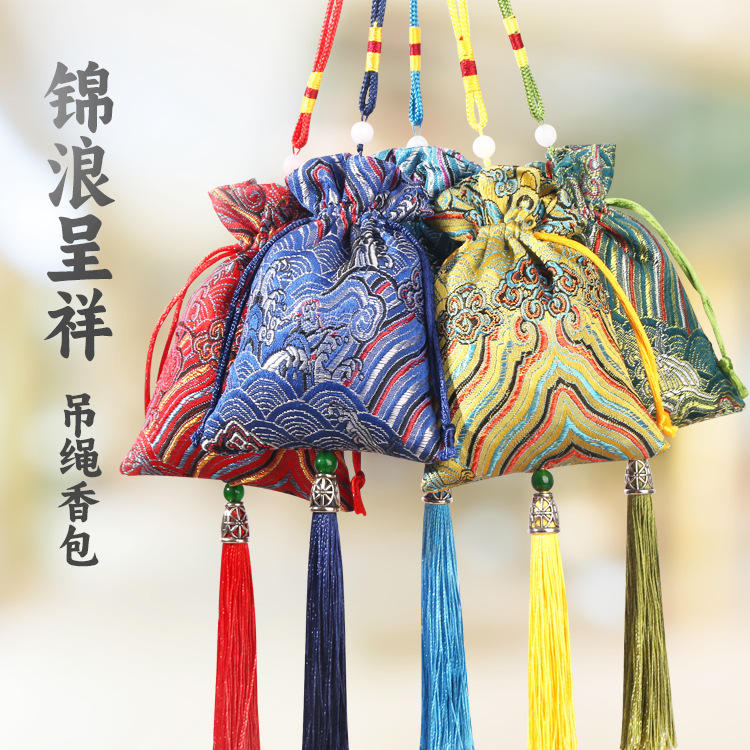 Dragon Boat Festival Sachet New Empty Bag Carry-on Embroidered Pendant Hanfu Tassel Sachet Accessories Exquisite Dragon Boat Festival Sachet