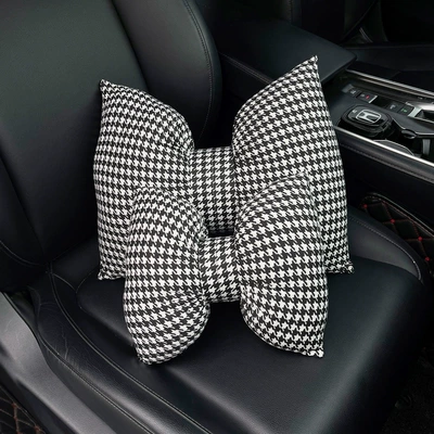 Wholesale Houndstooth U-Shaped Neck Pillow, Backrest Neck Pillow, Driver's Lumbar Support, Manufacturer Direct Sales Neck Support