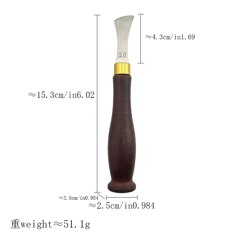 Sándalo borde cortador cuchillo de corte biselado dispositivo DIY herramienta de cuero profesional recorte borde cortador Shaper