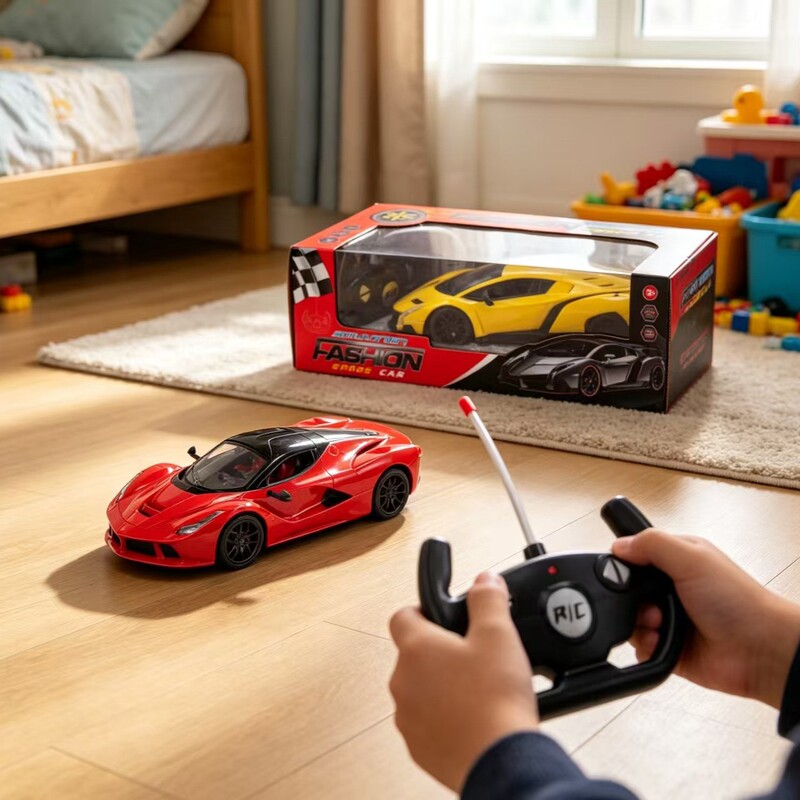 1:16 Ferrari simulation car with lights, a remote-controlled toy car for boys 1:16 Ferrari simulation car with lights, a remote-controlled toy car for boys