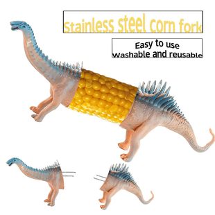 Amazon's New Product Dinosaur Corn Cob Holders Dinosaur Corn Cob Holders Bbq Skewers Tools