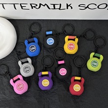 新款跨境运动系包包挂件纪念品壶铃挂饰品配件体育健身钥匙扣礼品