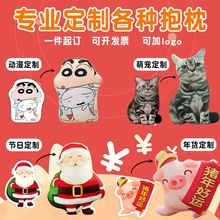 靠枕DIY制作创意宠物照片明星企业LOGO异形抱枕定 制来图制作睡枕