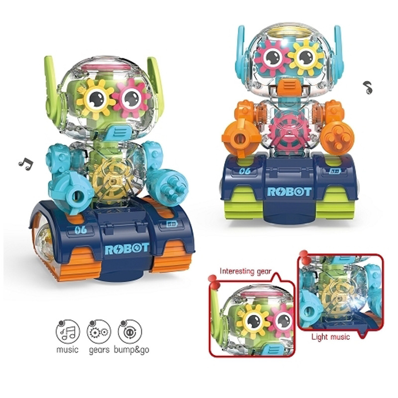 新品电动灯光音乐蜗牛儿童喷雾投影枪万向行走齿轮机器太空人玩具