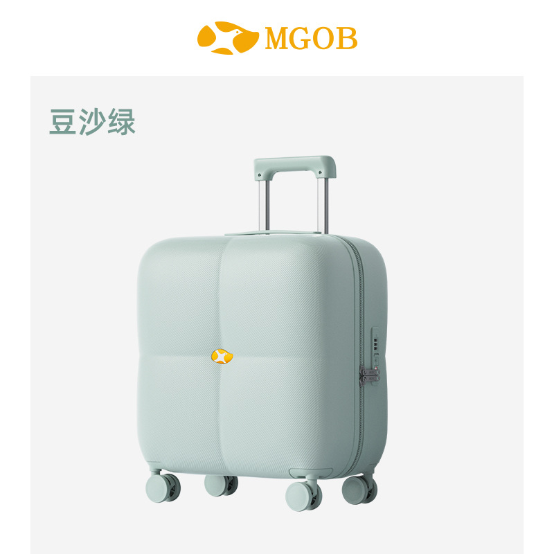 Vali nhựa PC 24 inch họa tiết mây thời trang, bánh xe đa năng, khóa mật khẩu — Hành lý PC cao cấp màu be kem 24 inch chi tiết 39