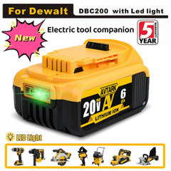 交換した偉大なツール電池リチウム電池18v 20v dewalt max xr dcb205dcb201直販