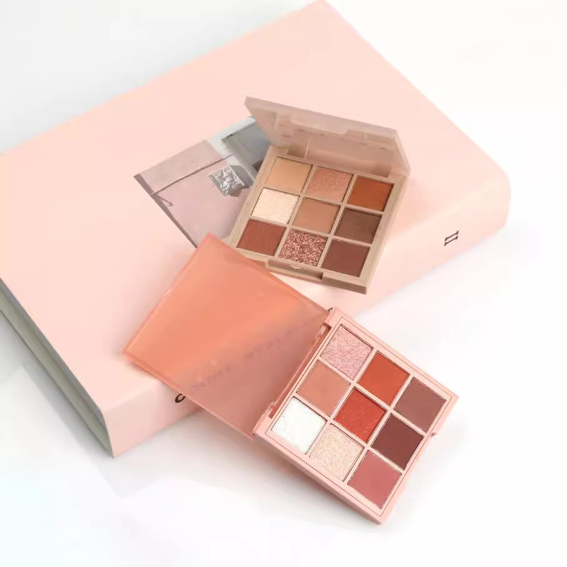 ART COK埃客缤纷卡卡丝绒九色眼影盘平价珠光亮片大地色眼影盒