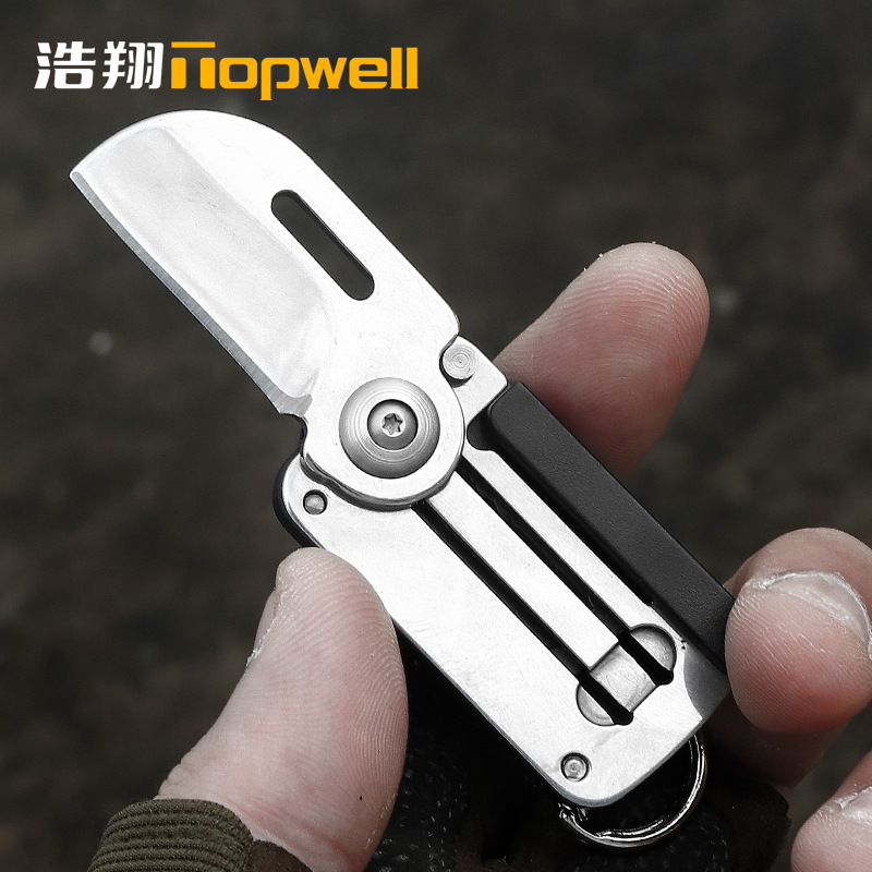 新款3.0长方迷你多功能工具螺丝易携带的EDC户外礼品工具折叠小刀