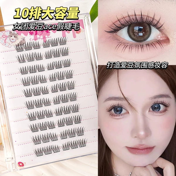 Ordinary ace false eyelashes [10 rows of puls model]