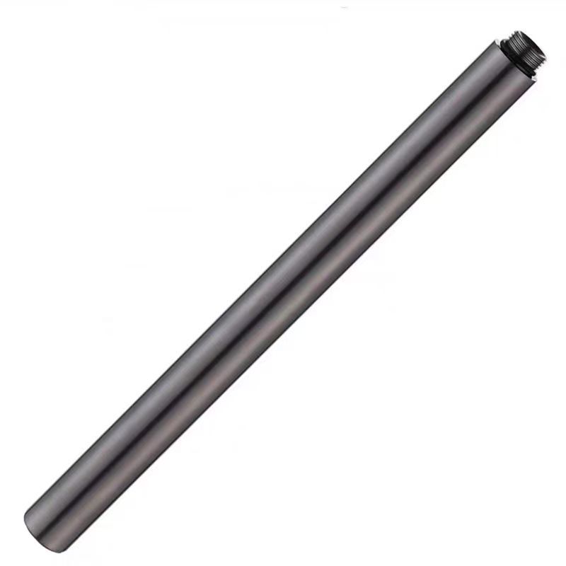 A gun gray shower head extension rod straight pipe extension connection pipe top spray high black and white stainless steel lifting rod undefined