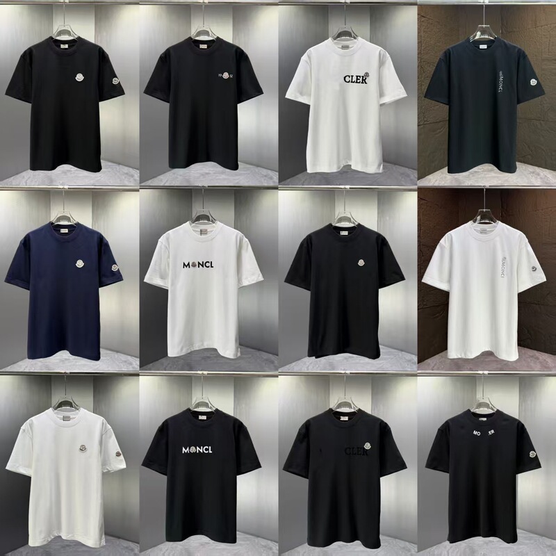 High-End New Model Velvet-Printed Mon Full-Print Cler Velcro Short-Sleeve Unisex T-Shirt Couple's Outfit High-End New Model Velvet-Printed Mon Full-Print Cler Velcro Short-Sleeve Unisex T-Shirt Couple's Outfit