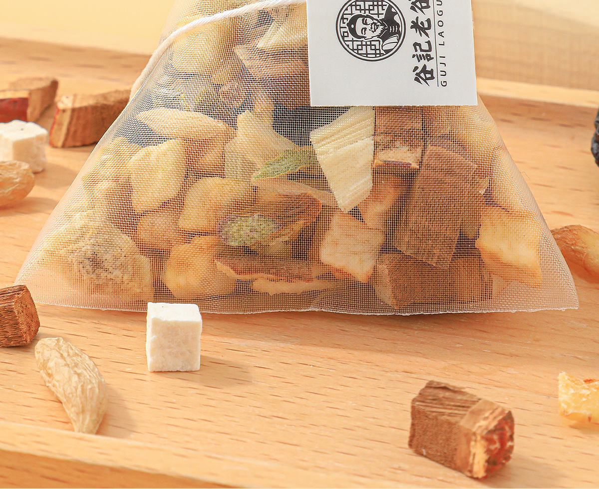 Yu Zhu Mai Dong Fu Ling Herbal Tea Blend Nourishing Moisture Wellness Tea 60 Bags specifications