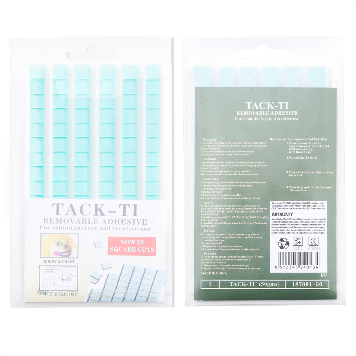 Nail Art Clay Azul Multifuncional Placa de uñas Arcilla Fija Placa de muestra de uñas Pantalla de joyería Tierra al por mayor