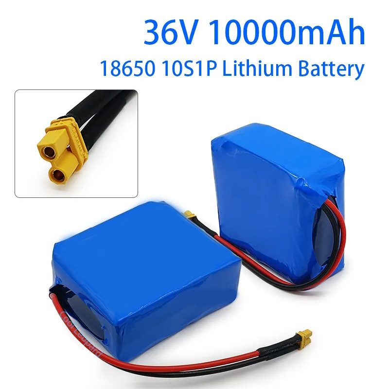 18650锂电池组36V10000mAh10串1并电动自行车锂离子电池组充电器