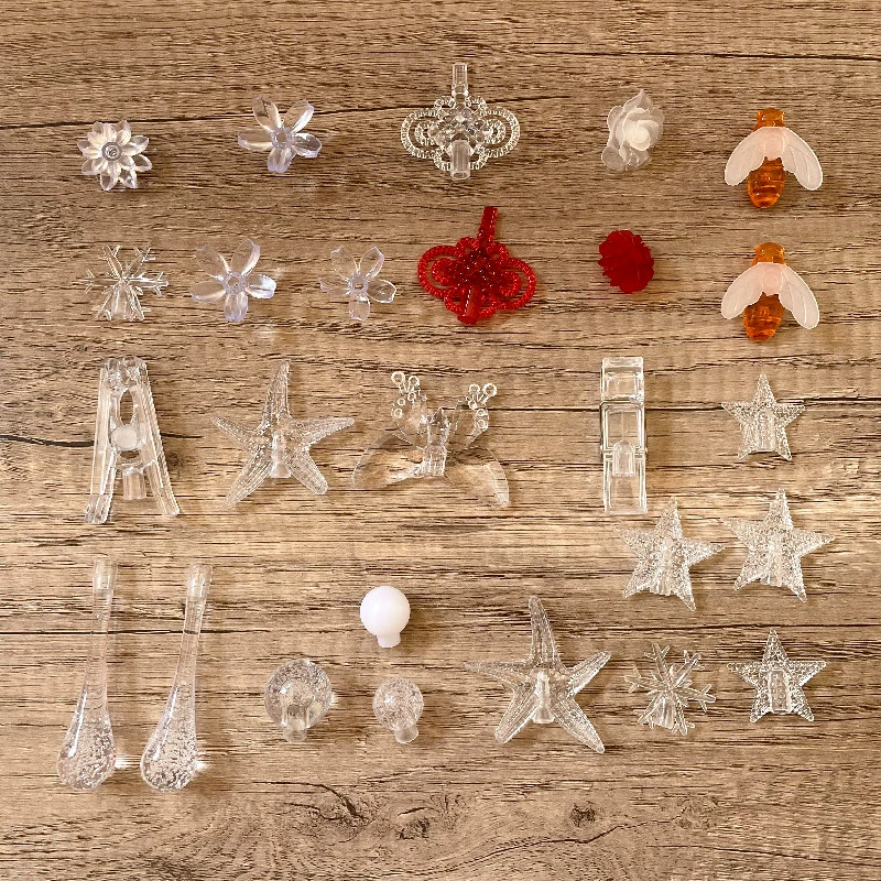 Оптовая Продажа с фабрики цветные огни пластиковые аксессуары лампа гирлянда Цветочная композиция висит подключаемый плагин пузырьковый шар звезды пчелы капли снежинки