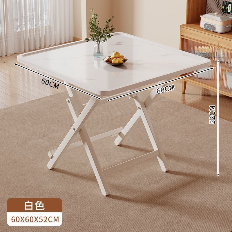 Mesa de mahjong doméstica, mesa de comedor multifuncional, mesa de comedor de doble propósito, mesa de mahjong pequeña, mesa de ajedrez y tarjetas de fricción manual, mesa cuadrada plegable