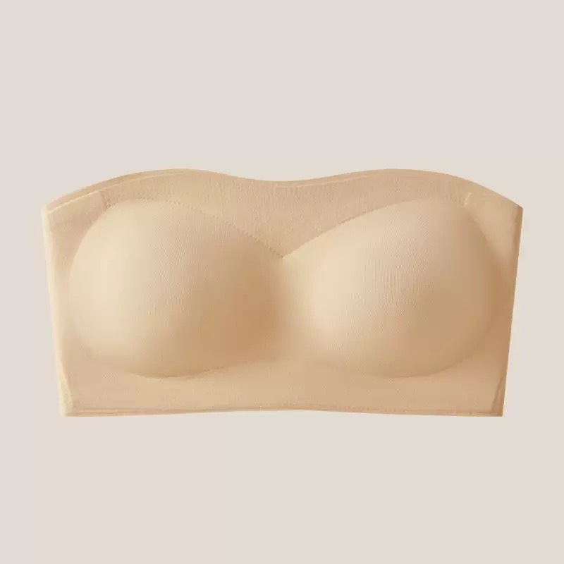 Base líquida invisible sin cinturón de hombro ropa interior de mujer barra de gelatina antideslizante colapso pecho pequeño colapso pecho sin marcas sujetador tipo pecho image 7