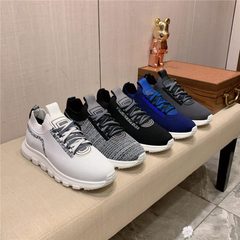 欧洲站男鞋潮牌时尚休闲袜子鞋2025春夏季飞织透气高端男士运动鞋