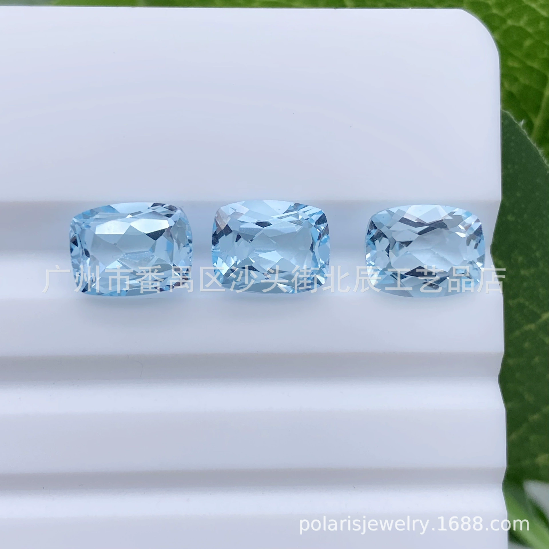 Натуральная небесно-Голубая Подушка 6x4 мм ~ 20x15 мм Crystal Clean Topaz Long Fat Square