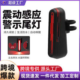 跨境自行车灯充电尾灯stvzo夜骑高亮强光警示通用骑行车灯尾灯