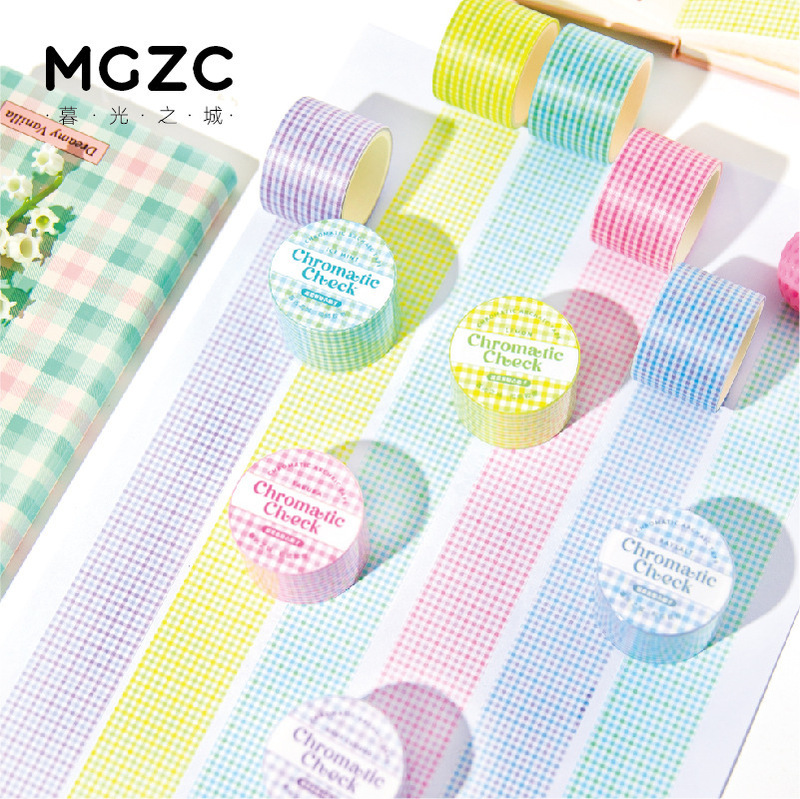 Twilight Tape Gentle Korean Plaid Series Plaid Theme Material Stickers 5 Options
