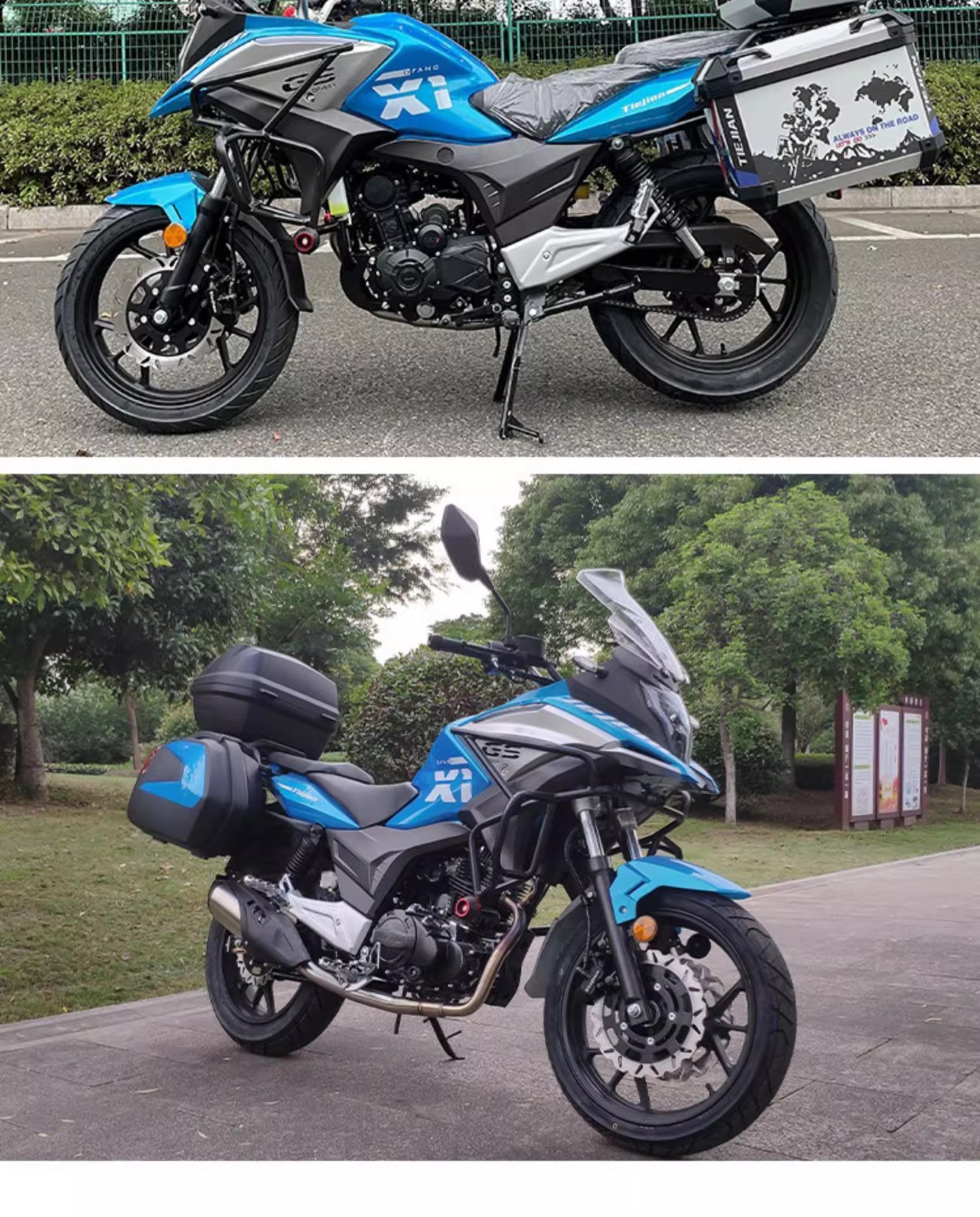 Brand New Oriental Lingyu Motorcycle Rally Car Df150-5S Street Motorcycle National Iv Electronic Fuel Injection Single Cylinder Can Be Exported
