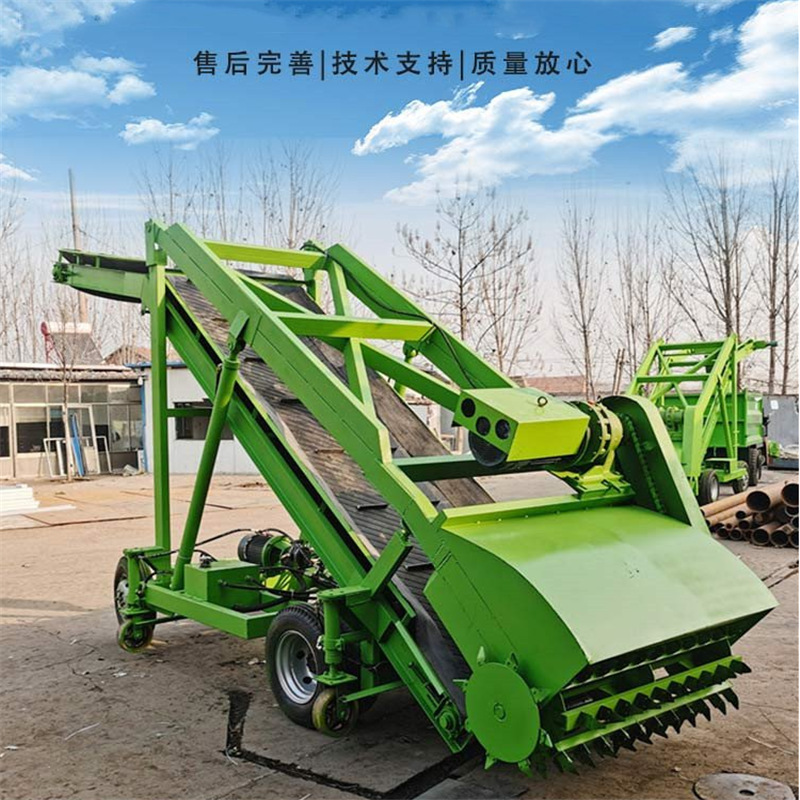 羊场青贮草料取料机 养牛场地下草窖扒料机 青储饲料运输上草机