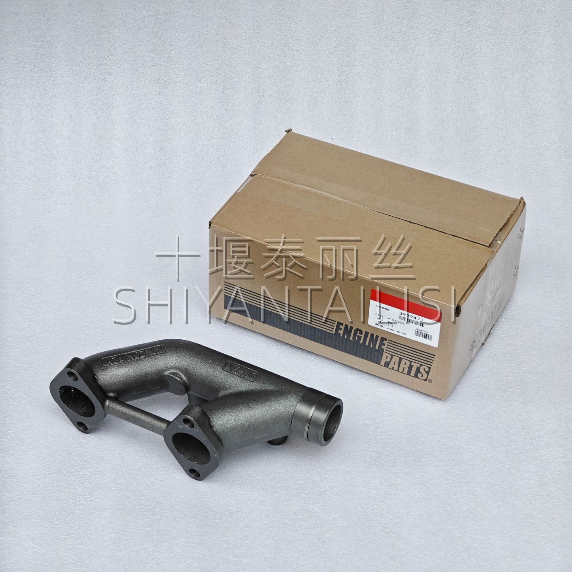 3937477 Exhaust Manifold Suitable for Cummins Isl Engine Exhaust Pipe Short End