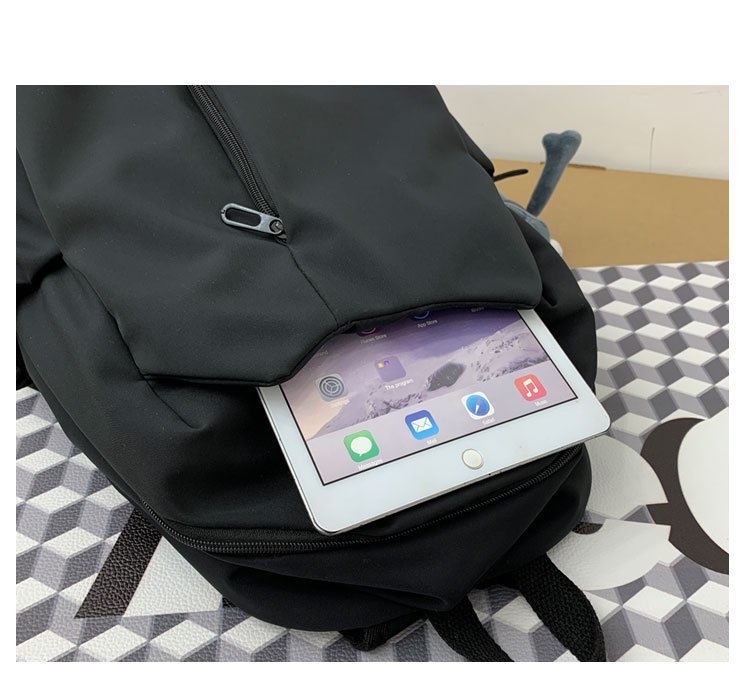 Waterproof 20 Inch Solid Color School Daily School Backpack display picture 21