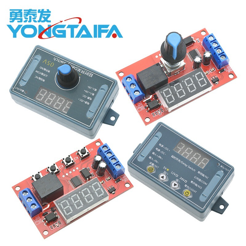 Delay Time Relay Module 5V12V24V Timing Programmable Optocoupler Isolation Pulse Cycle Power Off Trigger Delay Time Relay Module 5V12V24V Timing Programmable Optocoupler Isolation Pulse Cycle Power Off Trigger