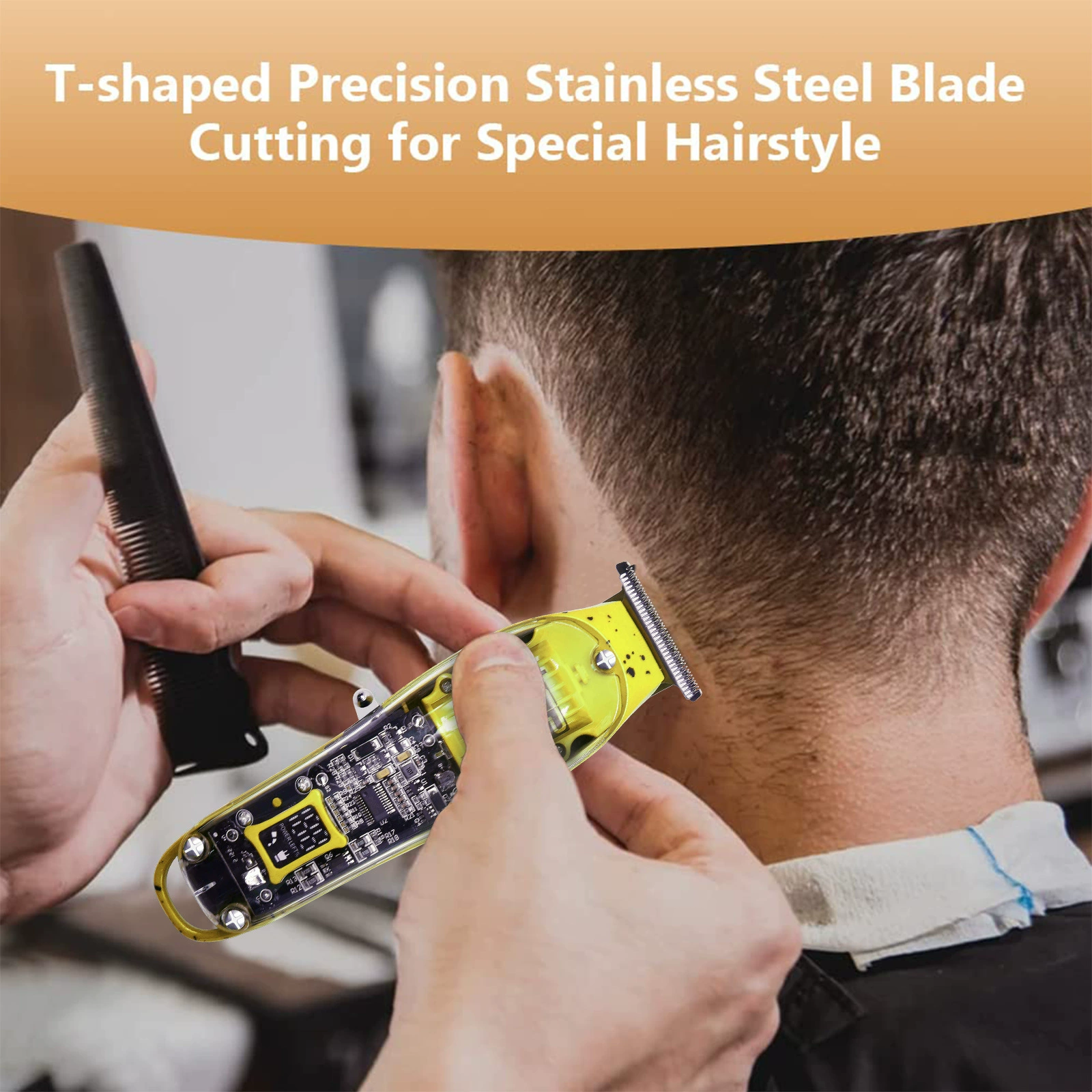 Rechargeable electric hair clipper with usb charger, generating electricity
