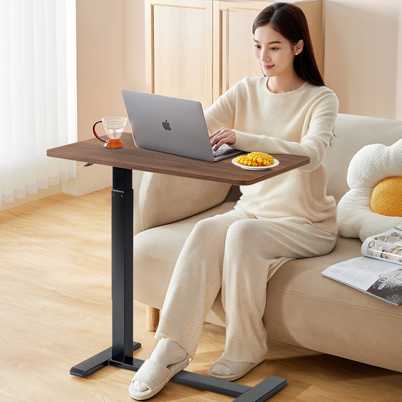 Computer Table Movable Air Pressure Lifting Flip Table Dormitory Home Sofa Bed Side Study Desk Standing