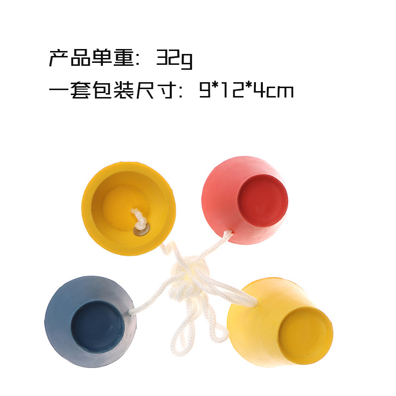 4 piezas / juego de base de goma de golf final Tee golf práctica de forma creativa clavo