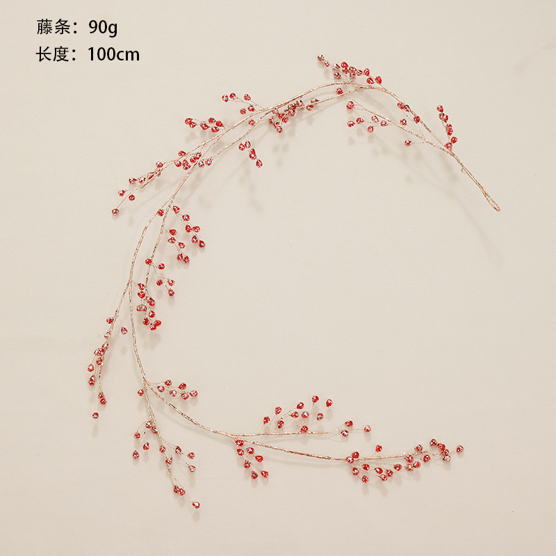 Buscando árboles de Navidad transfronterizos nuevos árboles de Navidad acrílicos rojos accesorios transparentes decoración festiva accesorios DIY