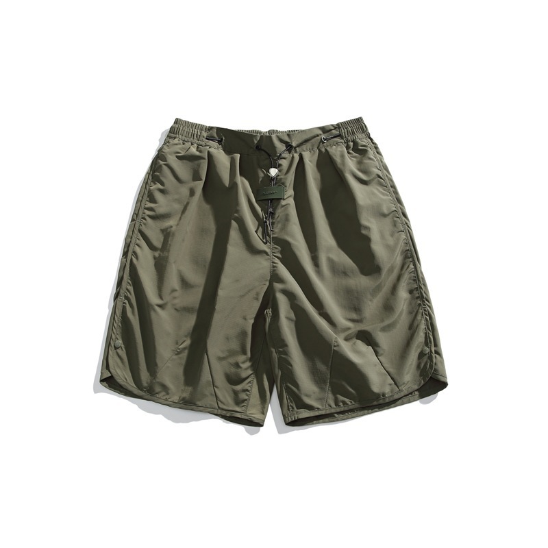 Pantalones cortos de playa de secado rápido transpirables al aire libre CLOR pantalones de cinco puntos de nailon de verano casuales sueltos para hombres S5039