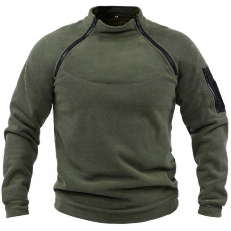 Autumn solid travel keep warm breathable tactics sweatshirt, European style