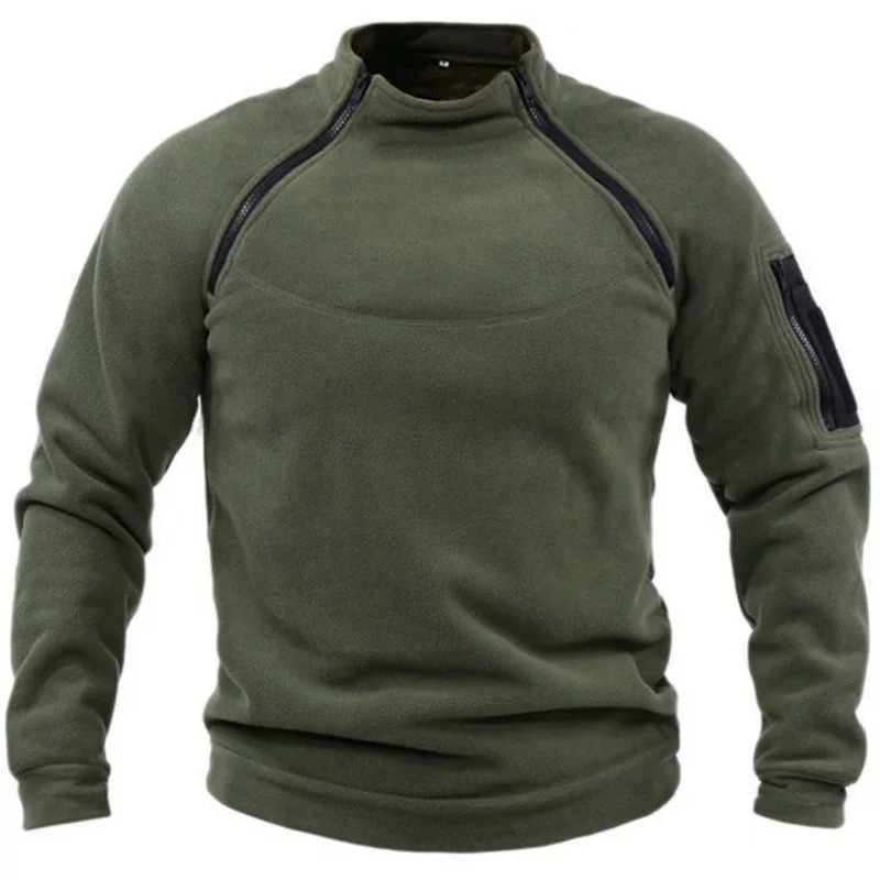 Autumn solid travel keep warm breathable tactics sweatshirt, European style