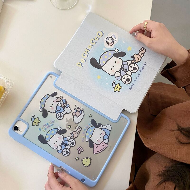 Cute puppy for ipad protective cover magnetic 2021 pro flat with Pen slot 11 inch small fresh Women