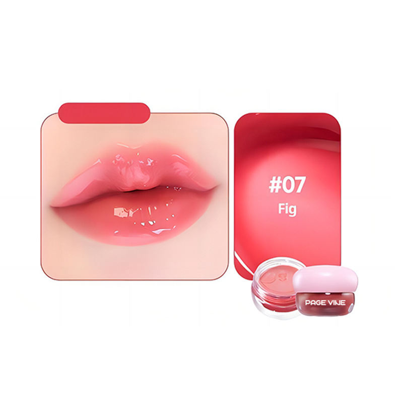 PAGE VINE transfronteriza barra de labios de mermelada esmalte labial suave y humectante, esmalte labial blanqueador, mascarador labial