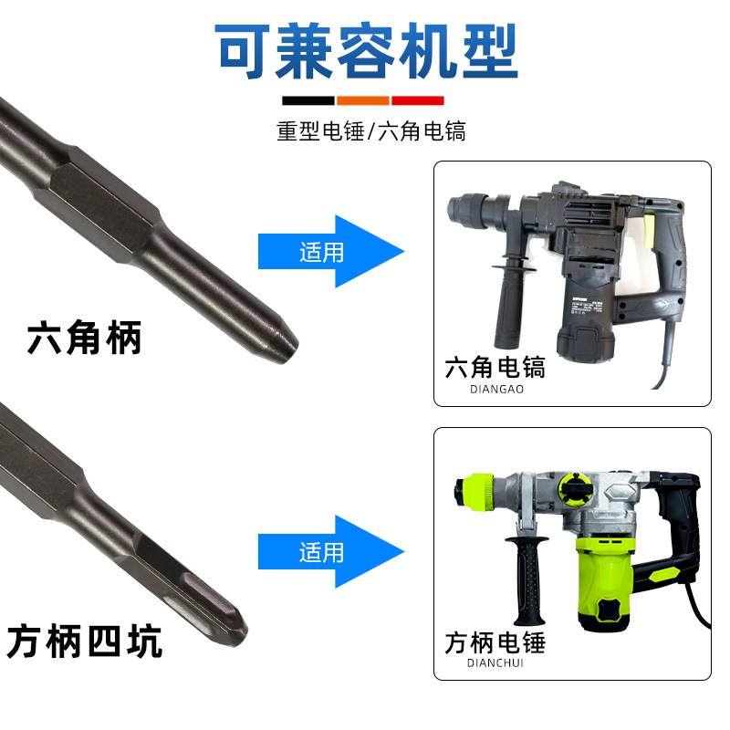 古いモーターの銅線を外すための工具、電動ピック、電動ハンマー、万能シャベル、平シャベル、鋼製ノミ、ノミ、平ノミ、銅ノミ|undefined